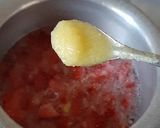A picture of step 3 of Strawberry kesari bath.