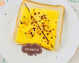 A picture of step 3 of Instant double cheese spread sandwiches.
