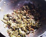 A picture of step 7 of Munagaaku Fry(Drumstick Leaves Fry).