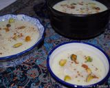A picture of step 7 of Persian rice flour pudding (Fereni).