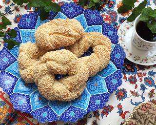 Simit - Turkish Pretgel langkah memasak 7 foto