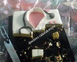 A picture of step 2 of Fondant cake.