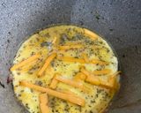A picture of step 5 of Easy cheddar n veggie omelette.