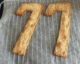 Foto del paso 1 de la receta: Tarta de números con fruta