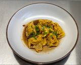 A picture of step 13 of Pork and prawn wonton soup.
