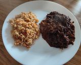 Foto del paso 10 de la receta: Pollo con Mole y arroz rojo