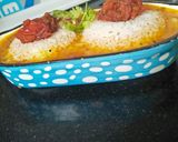 A picture of step 2 of Daal rice with tomato chutney.