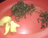 A picture of step 1 of Mint hibiscus juice.
