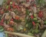 Foto langkah ke 3 dari resep Tumis Cumi Asin Pete.