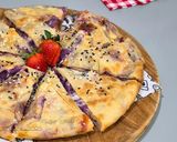 Foto langkah ke 6 dari resep Purple Sweet Potato Cheese Bread.