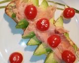 Une image de l'étape 3 de Tartine saumon avocat.