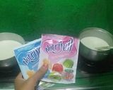 Foto langkah ke 1 dari resep Pudding milky fruity.