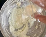 A picture of step 3 of Chhena Poda.