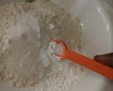 A picture of step 2 of Eggless pancake😍.