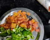 A picture of step 1 of Ragi khichadi.