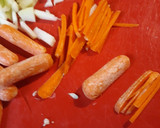 A picture of step 2 of Kimchi Batch 2.