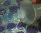 Foto langkah ke 9 dari resep Puding Mawar Taro Leci.