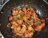 A picture of step 7 of Chilli garlic cauliflower.