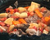 A picture of step 5 of Ranch-Style Beef Steak Soup.