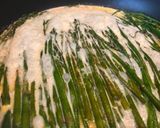 A picture of step 6 of Parmesan and Mozzarella Creamed Asparagus.
