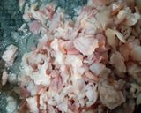 Foto del paso 1 de la receta: Ensalada de espinaca con tocino agridulce