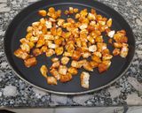 Foto del paso 5 de la receta: Sopa crema de arvejas con crutones y panceta crocante