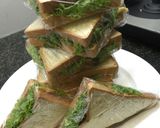 Hình bước làm 4 của món Sandwich bò