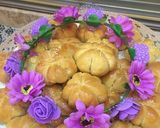 صورة لخطوة 13 من وصفة فطاير بالجبن على شكل وردة🌸🌸