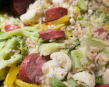 A picture of step 4 of Cauliflower and Beef Kielbasa.