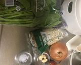 A picture of step 1 of Oseng oseng kangkung (Water Spinach).