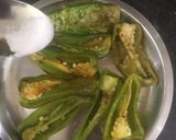 A picture of step 4 of Fry green chilli.