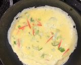 Hình bước làm 3 của món Bánh xèo keto