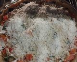 Foto del paso 7 de la receta: Tarta de pollo y base cremosa de ricota (masa casera)
