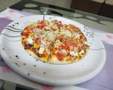 A picture of step 3 of Veg pizza.