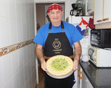 Foto del paso 5 de la receta: Tarta de bananas y kiwi con crema pastelera