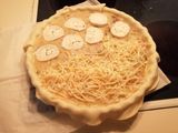 Quiche de coliflor, champiñón y jamón