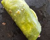 A picture of step 7 of Paneer cheese spring roll with mayonnaise.