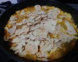 A picture of step 7 of Dahi Papad Sabji.