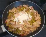 Zöldborsós pulykatokány recept fázis 3 fotója