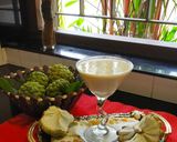A picture of step 1 of Custard Apple Smoothie Fantasy.