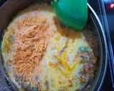 A picture of step 4 of Flat bread with carrot egg sauce.