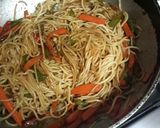 A picture of step 9 of Veg noodles.