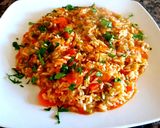 Foto del paso 4 de la receta: Guisito de arroz y almejas. #Mercado #CEBOLLA