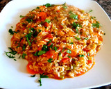 Foto del paso 4 de la receta: Guisito de arroz y almejas. #Mercado #CEBOLLA