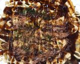 A picture of step 14 of Osaka Okonomiyaki.