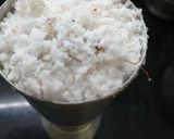 A picture of step 2 of White Puttu.