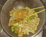 Foto langkah ke 5 dari resep Usus tempe bumbu pedas.