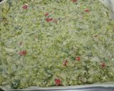 Foto del paso 8 de la receta: Torta combinada de zapallitos y puerros