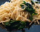 Foto del paso 4 de la receta: Espaguetis con espinacas