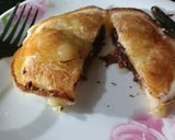 A picture of step 8 of Nutella stuffed Pan Cake 🥞.